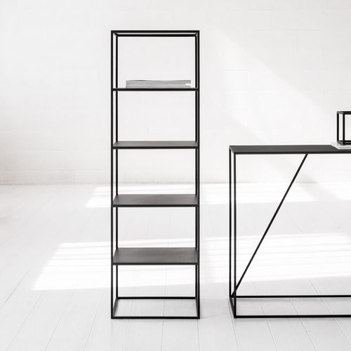 Modernes Regal - BEING SLIM - IDDO - Stahl / schwarz