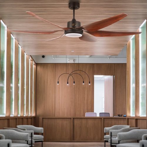 Wohnbereich-Deckenventilator - DC 167 - KLASSFAN - für den Innenraum / ABS / braun