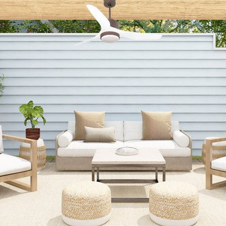 Wohnbereich-Deckenventilator - DC6EXT_P4WI_L1CHOCEXT - KLASSFAN - für den Innenraum / ABS / WiFi