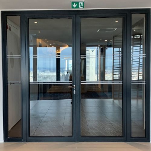 Tür für Innenbereich - SteelTeq EI130 - ERIBEL FRANCE - Stahl / einflügelig / modern