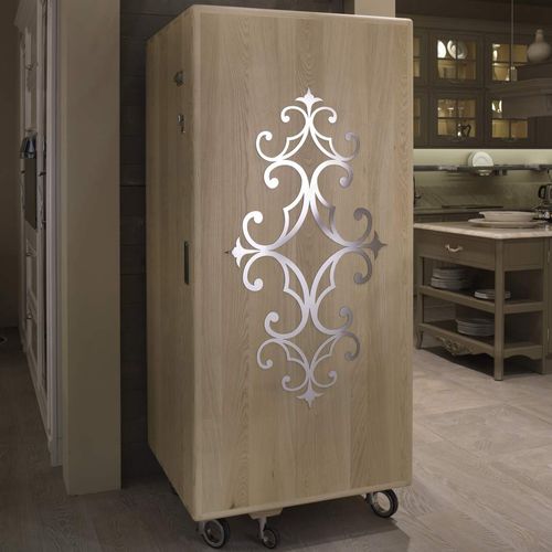 Service-Weinkühlschrank - LUXURY BARRIQUE  - ARCARI ARREDAMENTI - für professionellen Einsatz / freistehend / Holz