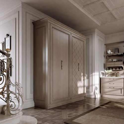 Klassischer Lagerschrank für Küchen - Capri Classic - ARCARI ARREDAMENTI - Holz