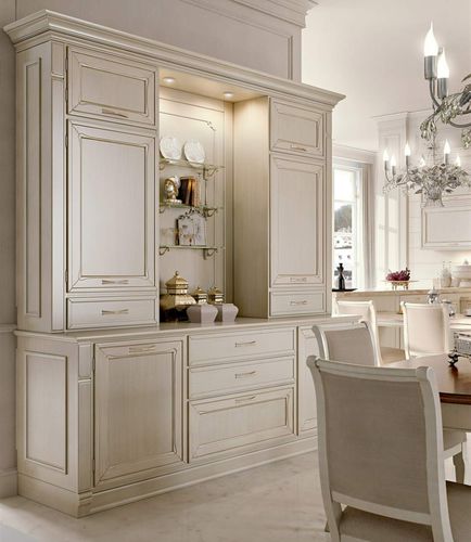 Klassischer Geschirrschrank - SIENA : NEW CLASSIC - ARCARI ARREDAMENTI - Hanf