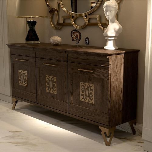Hohes Sideboard - Positano Classic - ARCARI ARREDAMENTI - Stil / Holz / Metall