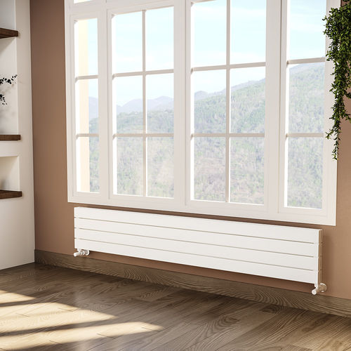 Horizontaler Heizkörper - ROYAL DOUBLE - LOJIMAX - Heißwasser / 751 w...1000 w / 3501 w...4000 w