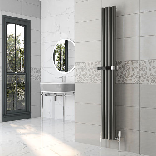 Heißwasser-Handtuchtrockner - ALBITE SLIM - LOJIMAX - 0...500 w / 1501 w...2000 w / modern