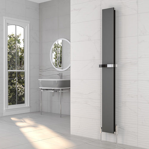 Heißwasser-Handtuchtrockner - NISH DOUBLE SLIM - LOJIMAX - 0...500 w / 1501 w...2000 w / modern