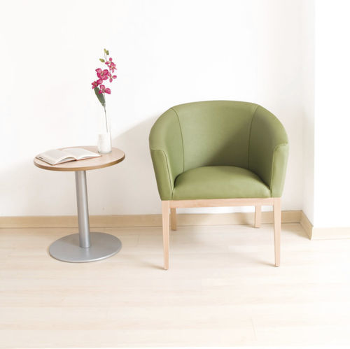 Moderner Sessel - DAI - Seniorcare - Stoff / Holz / grün
