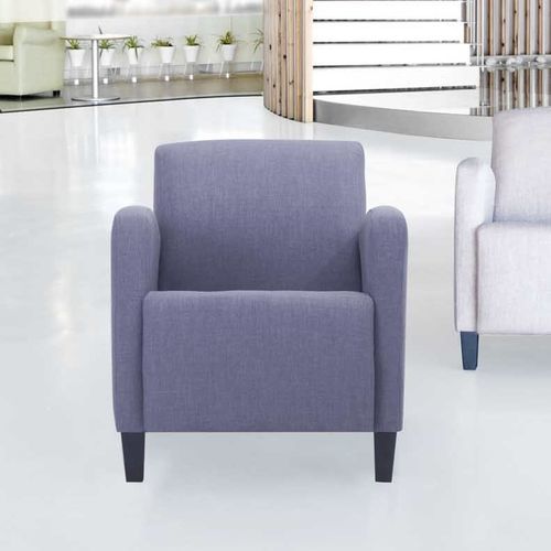 Klassischer Sessel - PANDORA - Seniorcare - Stoff / Massivholz / grau