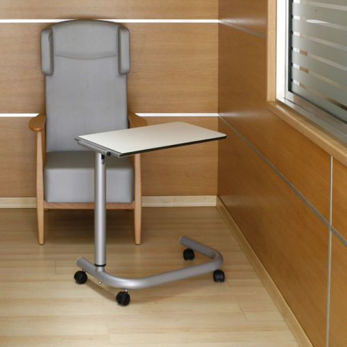 Moderner Beistelltisch - MULTI - Seniorcare - Holz / Gestell aus Metall / rechteckig