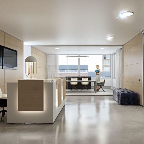 Festinstallierte Trennwand - Arcarossa - mit Glasfront / Aluminium / für professionellen Einsatz