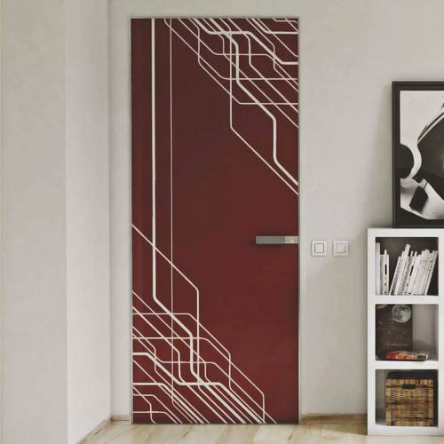 Tür für Innenbereich - Vento - IN WOOD LLC - Holz / einflügelig / modern