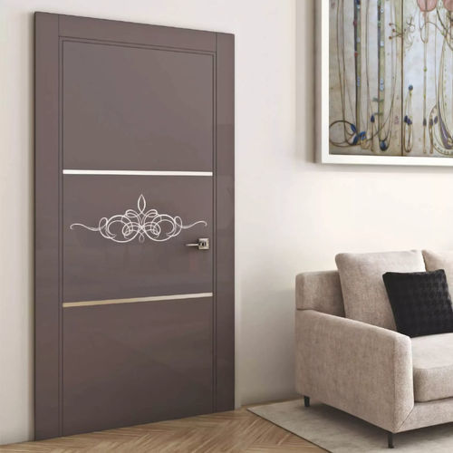Tür für Innenbereich - IN WOOD LLC - Holz / einflügelig / modern