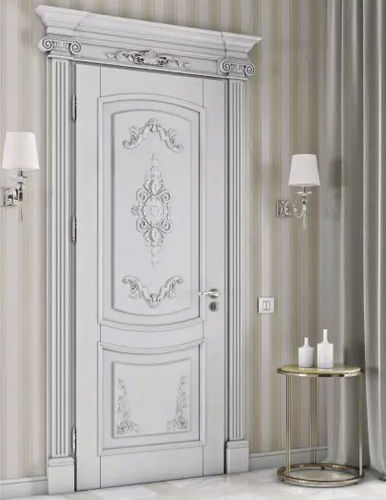 Tür für Innenbereich - MARGARET - IN WOOD LLC - Holz / einflügelig / klassisch