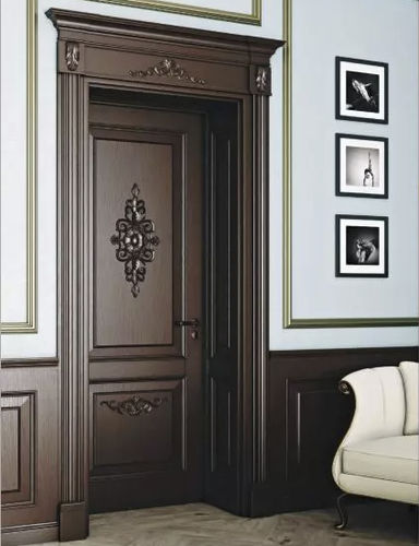 Tür für Innenbereich - ELIZABETH II - IN WOOD LLC - Holz / einflügelig / klassisch