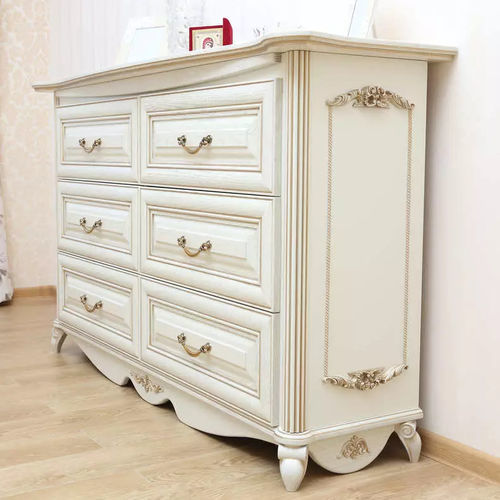 Traditionelle Kommode - IN WOOD LLC - Holz / mit Schublade / 6 Schubladen