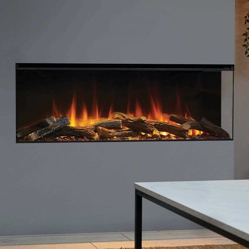 Kamineinsatz mit 3 Sichtseiten - Forest 1200 - British Fires Ltd - elektrisch / modern / mit Fernbedienung