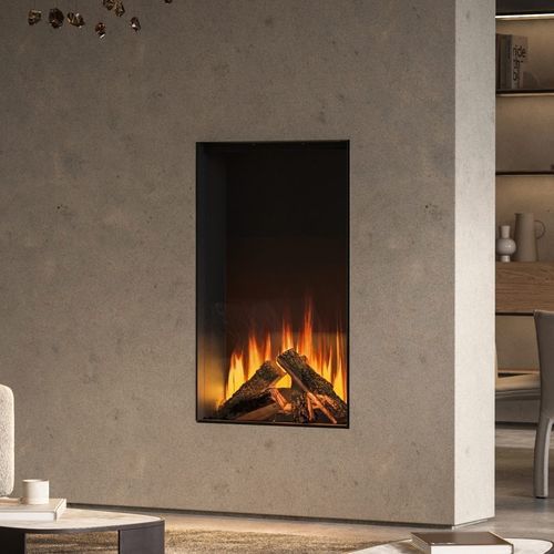Elektrischer Kamineinsatz - Knightwood  - British Fires Ltd - modern / mit Fernbedienung / Flammeneffekt