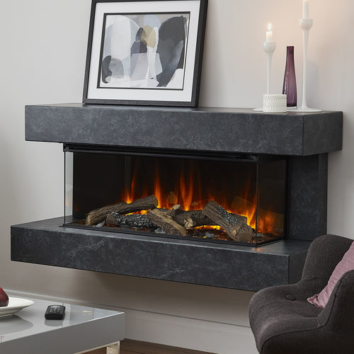 Elektrokamin - Winchester  - British Fires Ltd - wandmontiert / hängend / für Wandmontage