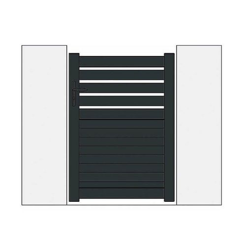 Aluminium-Gartentor - Danielle - USINE-ONLINE