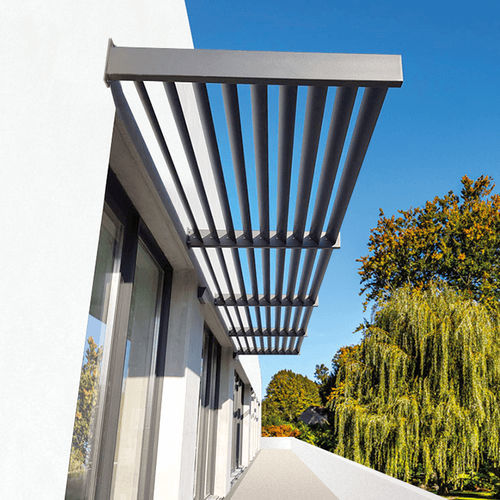 Aluminium-Sonnenschutzlamelle - USINE-ONLINE - für Fenster / horizontal / stationär