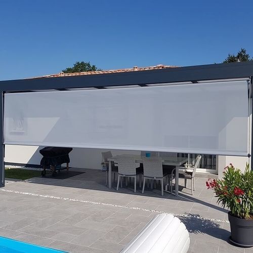 Vertikaljalousie - USINE-ONLINE - für Verandas / für Pergola / Acrylgewebe