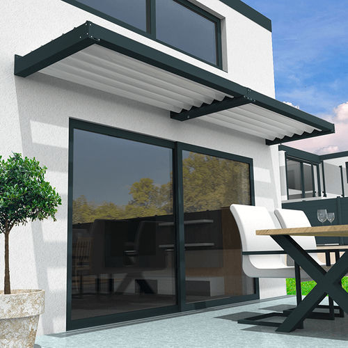 Sonnenschutzlamelle / extrudiertes Aluminium - USINE-ONLINE - für Fenster / horizontal / schwenkbar