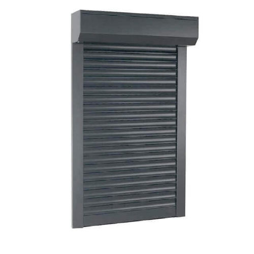 Rollladen - USINE-ONLINE - lackiertes Aluminium / Tür / motorisiert