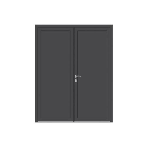 Nebeneingangstür - KAWNEER - USINE-ONLINE - Aluminium / einflügelig / modern