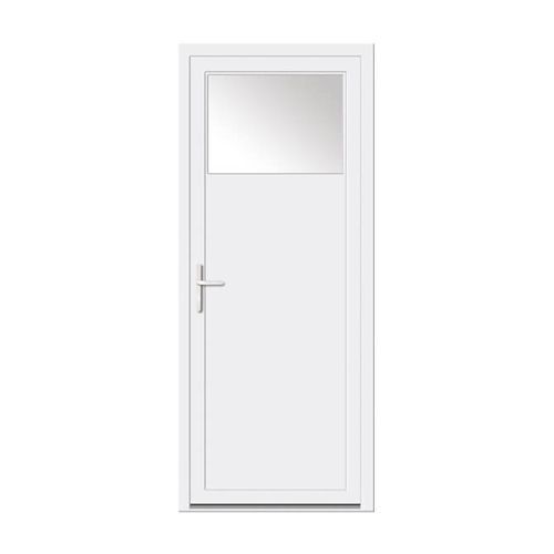 Nebeneingangstür - VEKA - USINE-ONLINE - Stahl / PVC / einflügelig