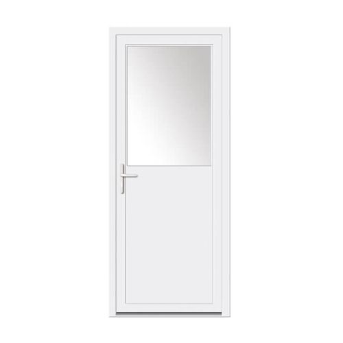 Nebeneingangstür - VEKA - USINE-ONLINE - Stahl / PVC / einflügelig