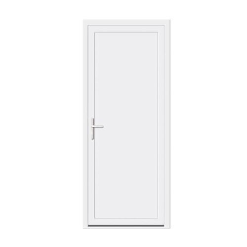 Nebeneingangstür - VEKA - USINE-ONLINE - Stahl / PVC / einflügelig