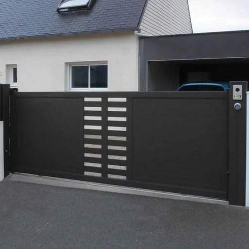 Aluminiumtor - Dylia  - USINE-ONLINE - Schiebe / rechts / links