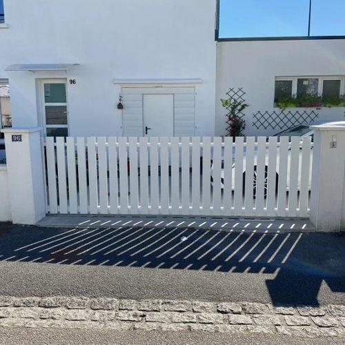 Schiebetor - Castel  - USINE-ONLINE - rechts / links / PVC