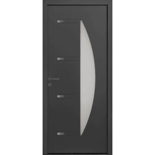 Eingangstür - Orphie  - USINE-ONLINE - Aluminium / einflügelig / modern