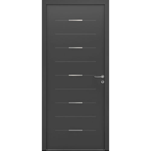 Eingangstür - Mako  - USINE-ONLINE - Aluminium / einflügelig / modern