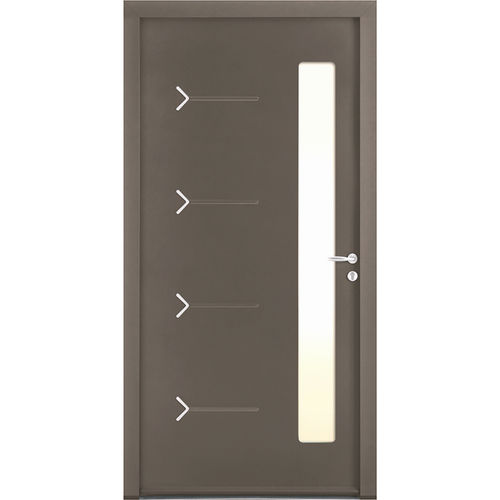 Eingangstür - Enna19  - USINE-ONLINE - Aluminium / einflügelig / modern