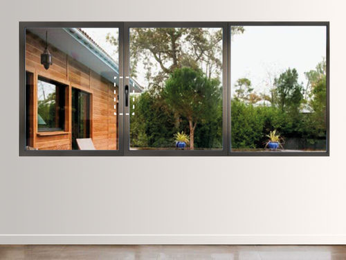 Aluminiumfenster - USINE-ONLINE - Flügel / mit Doppelverglasung / dreiflügelig