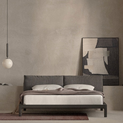 Doppelbett - PHASE - Fine Furniture - modern / Kopfteil / Eiche