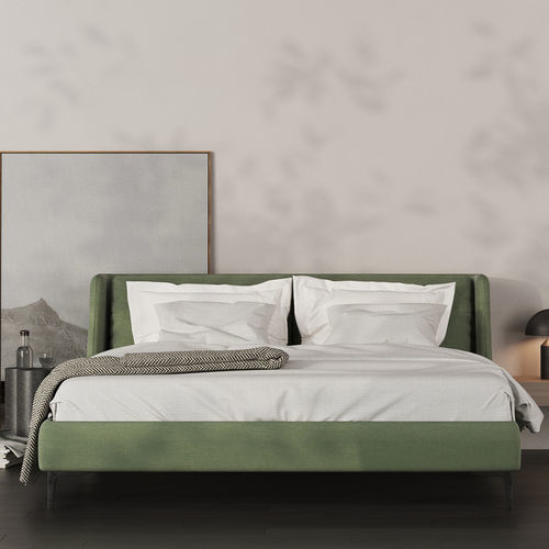 Doppelbett - CLIP - Fine Furniture - modern / Polster / Kopfteil