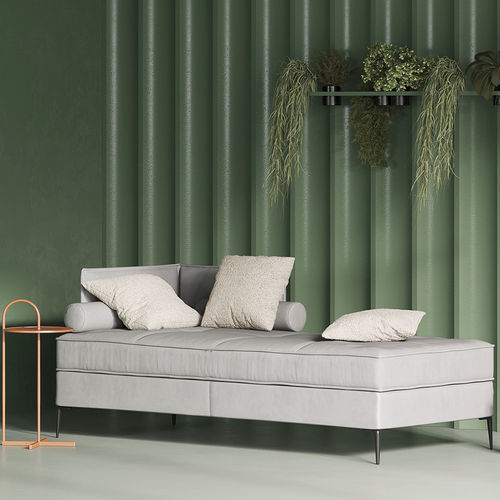 Moderne Récamiere - Fine Furniture - Stoff / Metall / Gestell aus Metall