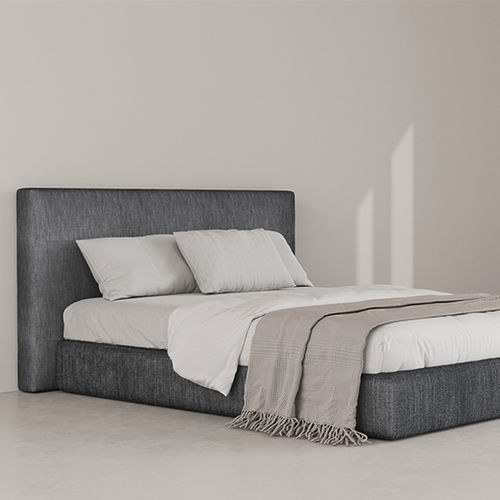 Kopfteil für Doppelbetten - CUBE - Fine Furniture - modern / Stoff / grau