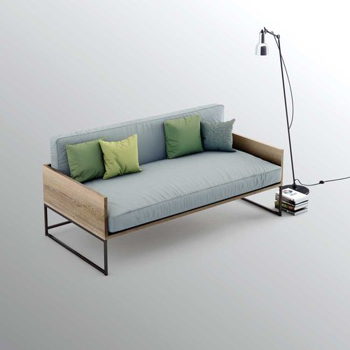 Modernes Sofa - FOUR  - OLUT - Stoff / mit Armlehnen / mit abnehmbarem Kissen