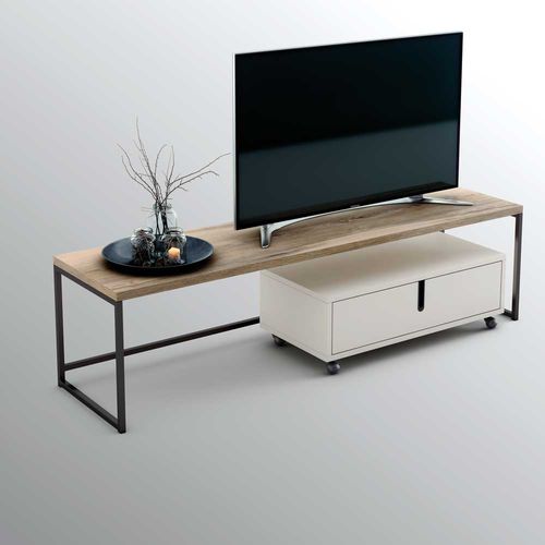 Modernes Fernsehmöbel - FIVE - OLUT - lowboard / mit Schubladen / Eiche