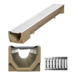 Gitter-Abflussrinne - IFEC - Industria de Ferragens do Centro - Polymerbeton / Metallgitter / für öffentliche Bereiche