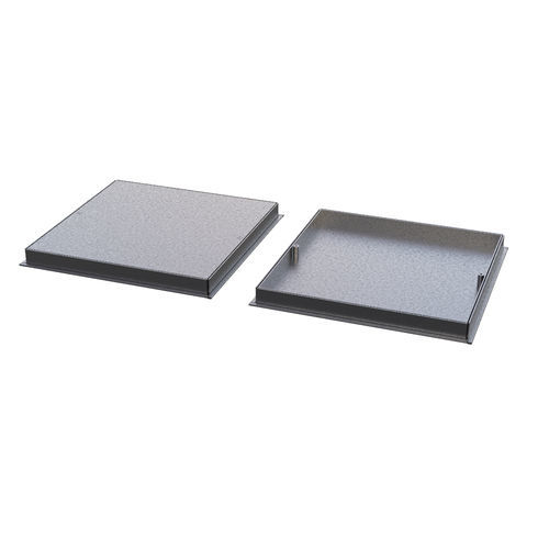 Schachtdeckel / galvanisiertem Stahl - TAMPA ESTANQUE REVERSIVEL - IFEC - Industria de Ferragens do Centro - quadratisch / A15