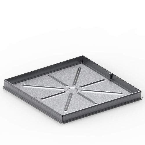 Schachtdeckel / galvanisiertem Stahl - TAMPA SERIE LIGEIRA DISCRETA - IFEC - Industria de Ferragens do Centro - A15 / B125