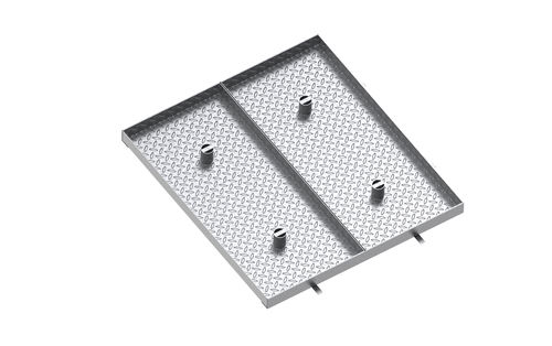 Schachtdeckel / galvanisiertem Stahl - LOW VOLTAGE CABINET - IFEC - Industria de Ferragens do Centro - rechteckig / A15 / B125