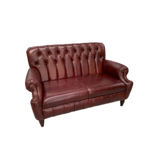 Chesterfield-Sofa - Arnold - L'Atelier du Club - Leder / Schaffell / mit Armlehnen