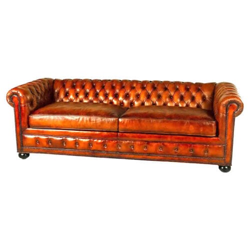 Chesterfield-Sofa - Covington - L'Atelier du Club - Leder / Schaffell / mit Armlehnen